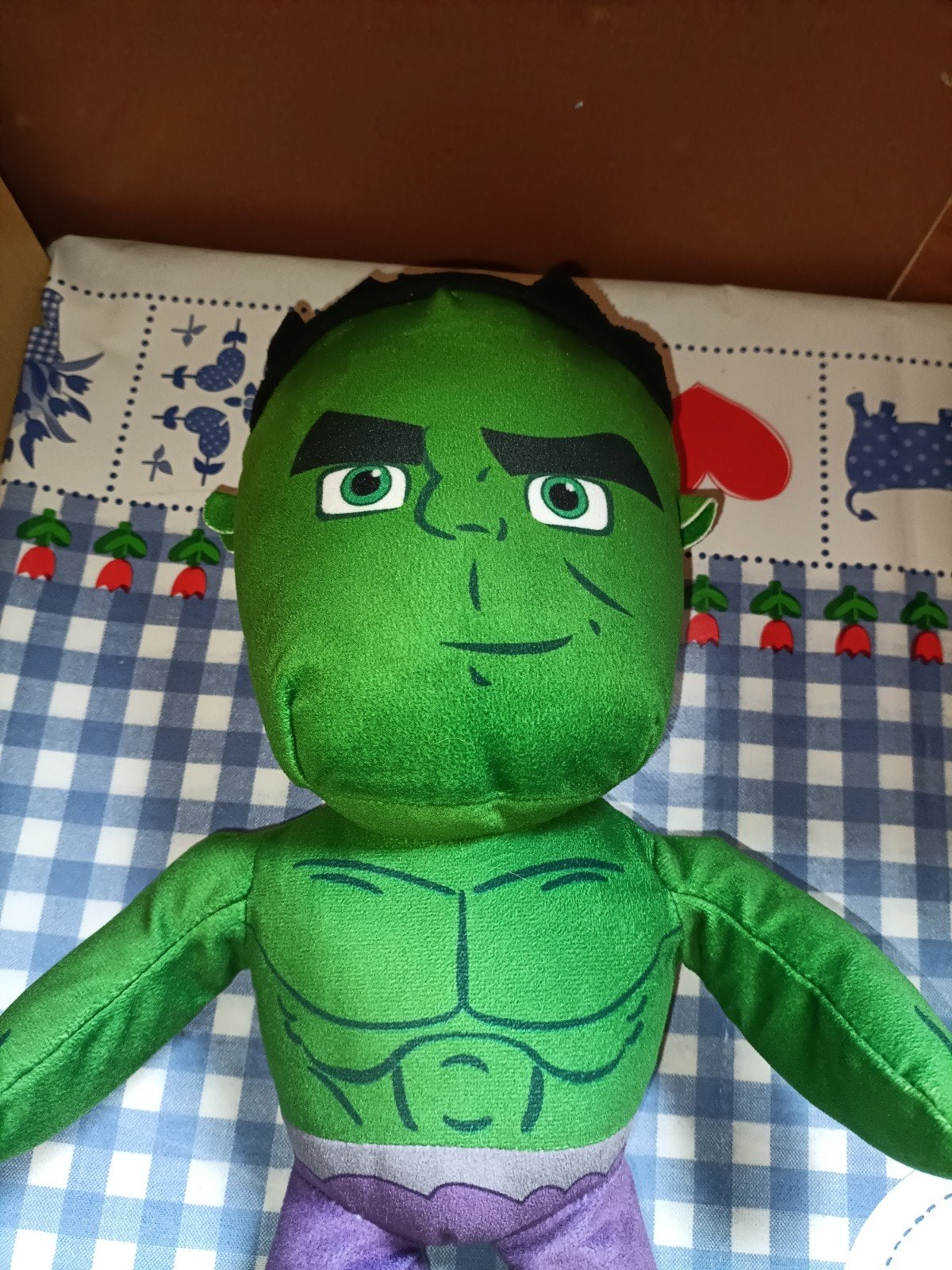 Hulk knuffel 33 cm groot, Ophalen of Verzenden