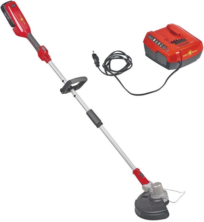 Wolf Garten Accu Trimmer LYCOS 40/300 T 30CM SET - Nieuw, Ophalen of Verzenden, Nieuw, 30 tot 50 cm, Accu