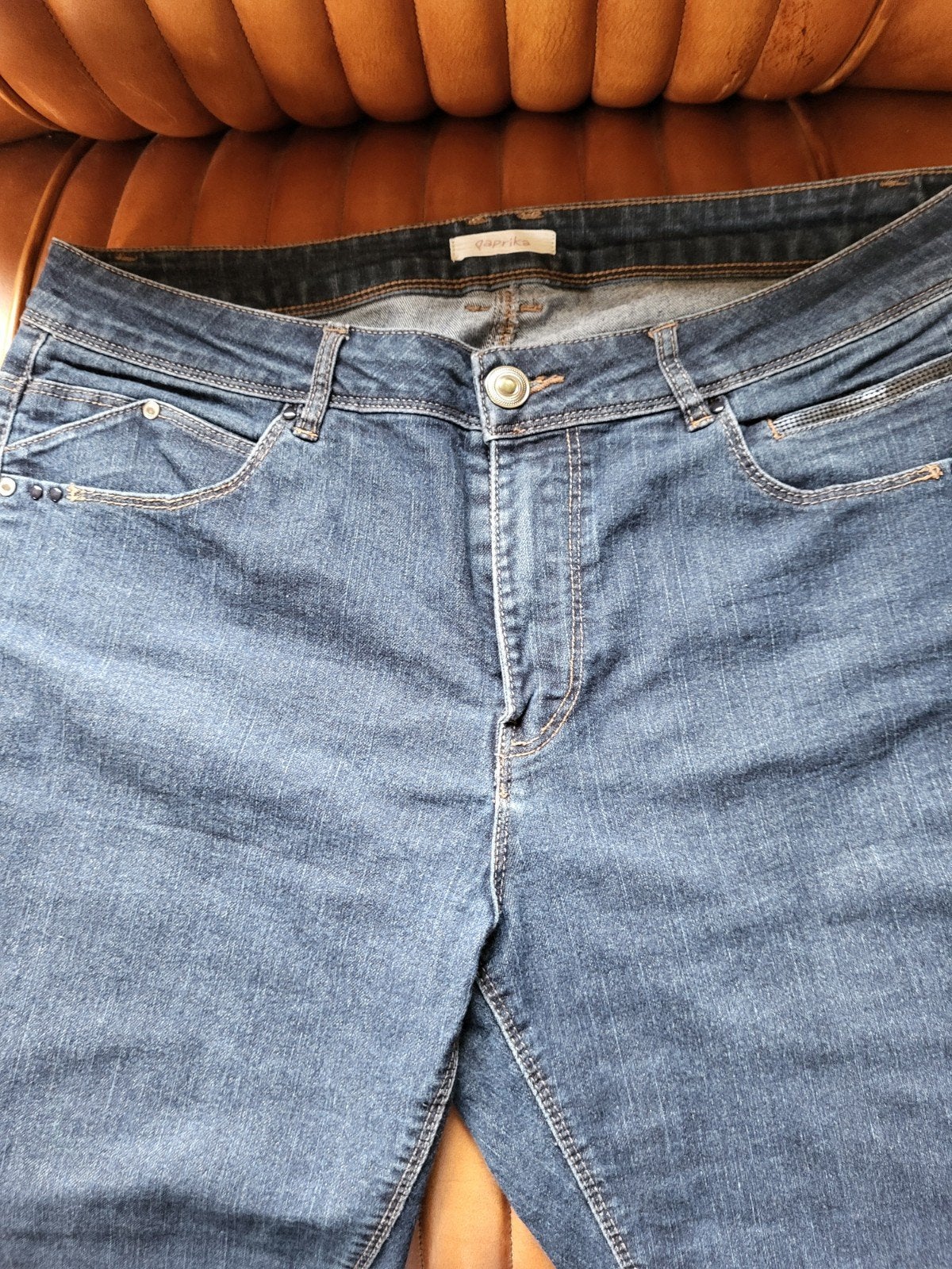 Paprika donkerblauwe jeans, Blauw, Ophalen of Verzenden, Zo goed als nieuw, Paprika