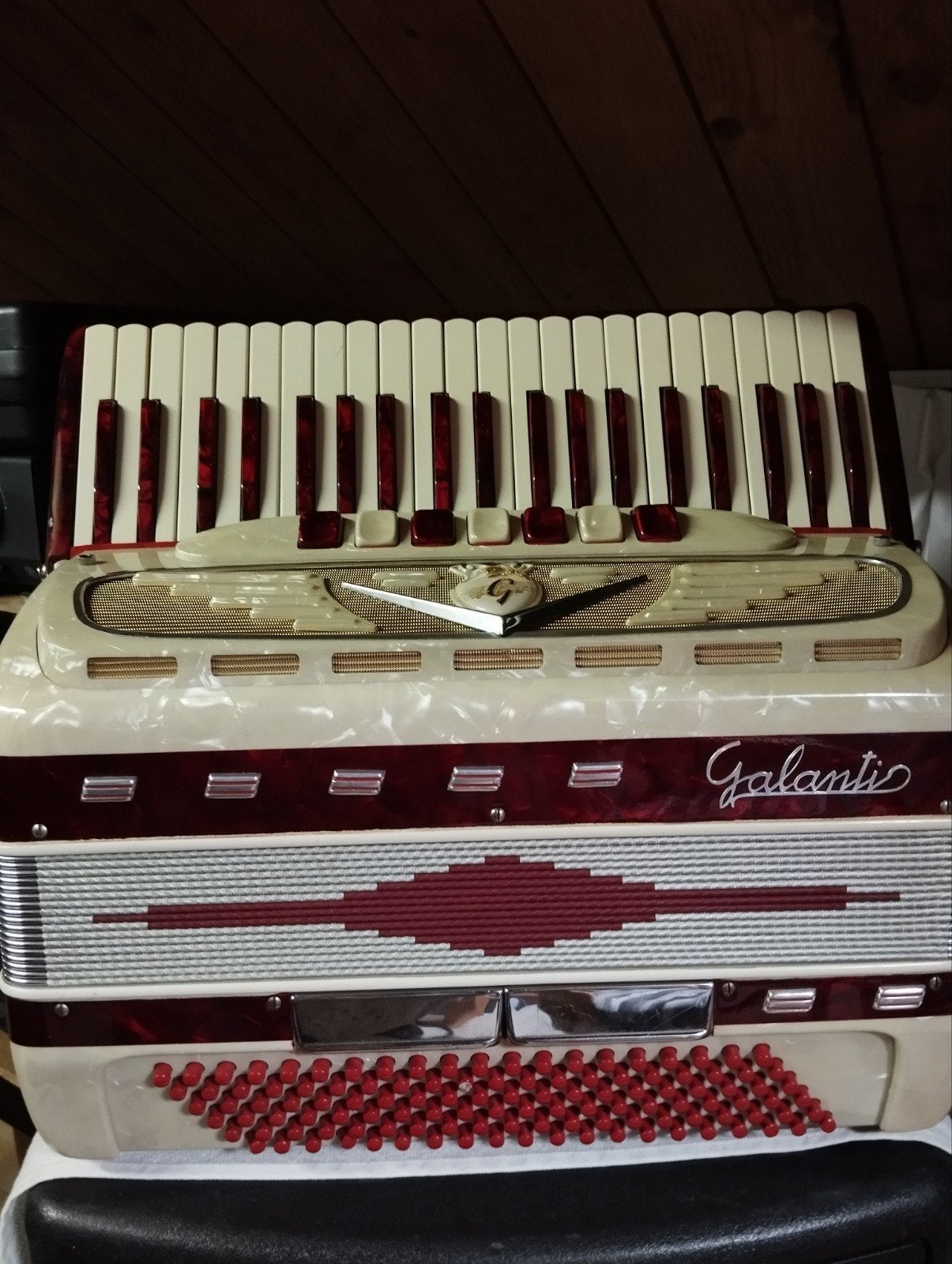 Galanti Accordeon, Muziek en Instrumenten, Accordeons, Ophalen, Zo goed als nieuw, 120-bas, Overige merken