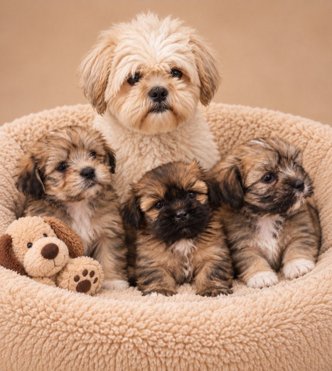 prachtige boomerpups. Shi tzu maal maltezer., Parvo, Overige rassen, 8 tot 15 weken, Meerdere