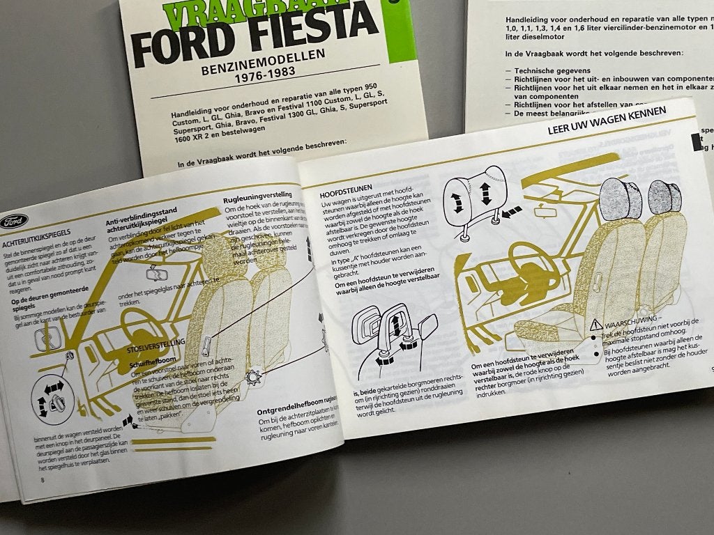 set Ford Fiesta documentatie jaren 70/80   P. Olyslager , Ophalen of Verzenden, Zo goed als nieuw, Ford