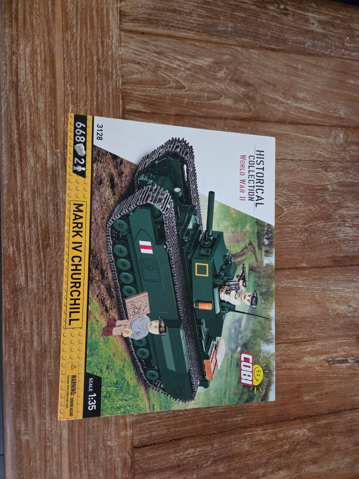Cobi set 3128 mark iv churchill nieuw en ongeopend., Ophalen of Verzenden, Nieuw, Inclusief instructies, Complete set