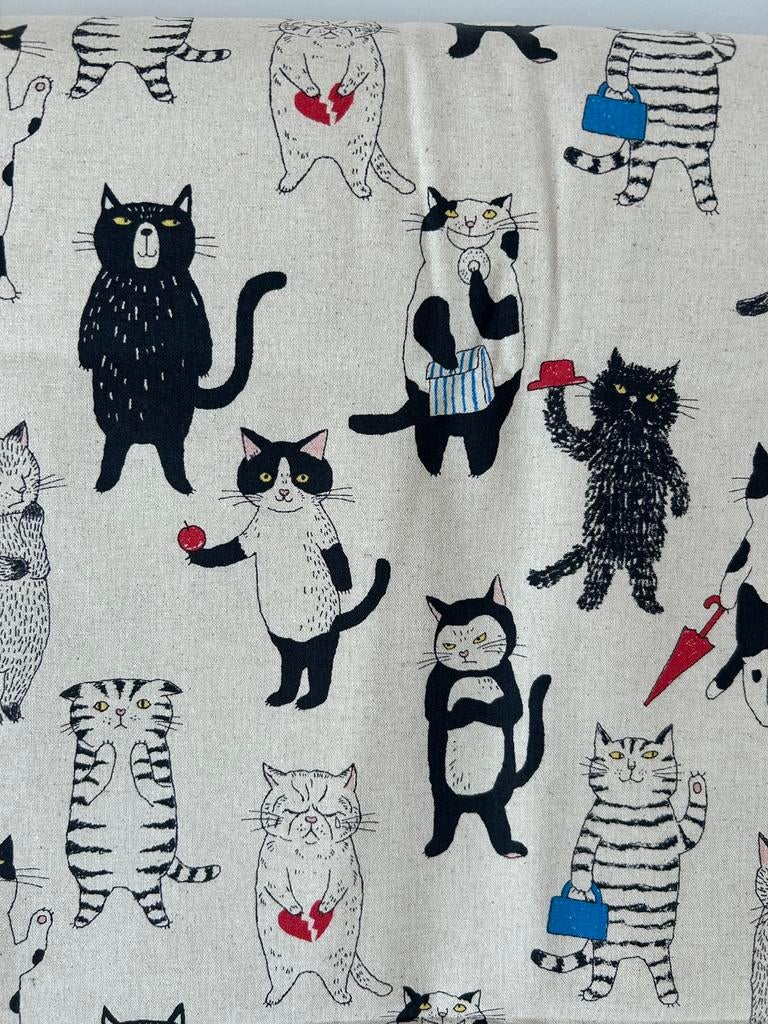 Japanse katoen/linnen grote katten, 120 cm of meer, Ophalen of Verzenden, Katoen, Nieuw