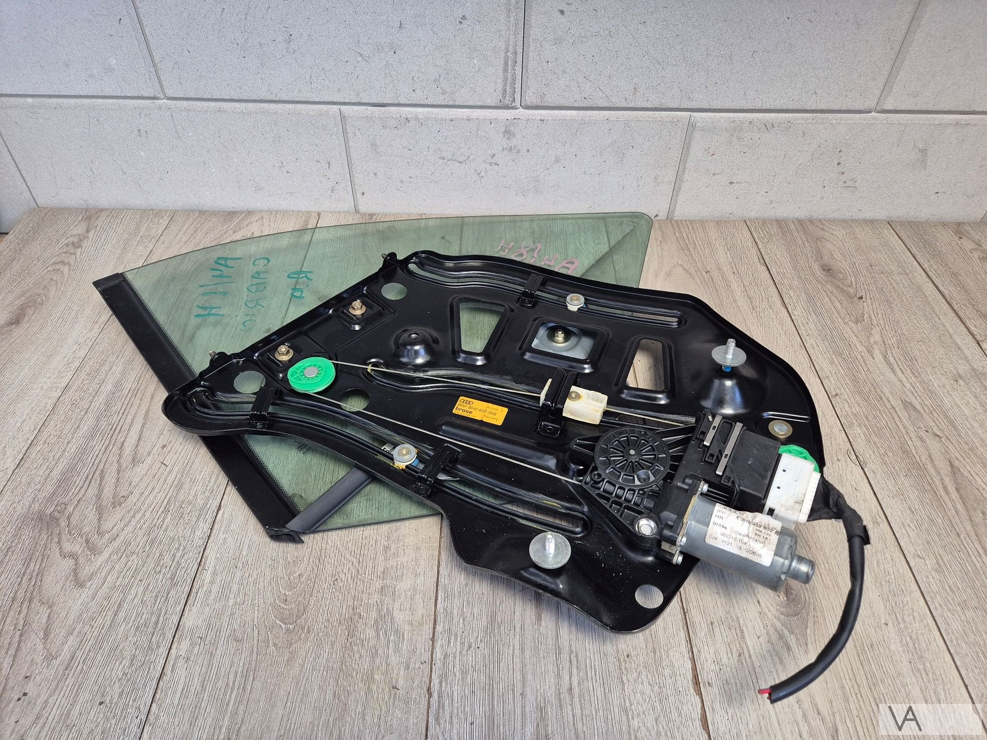 Raammechaniek rechts ACHTER van Audi a4 cabrio 2002 - 2009, Auto-onderdelen, Gebruikt, -, -, -