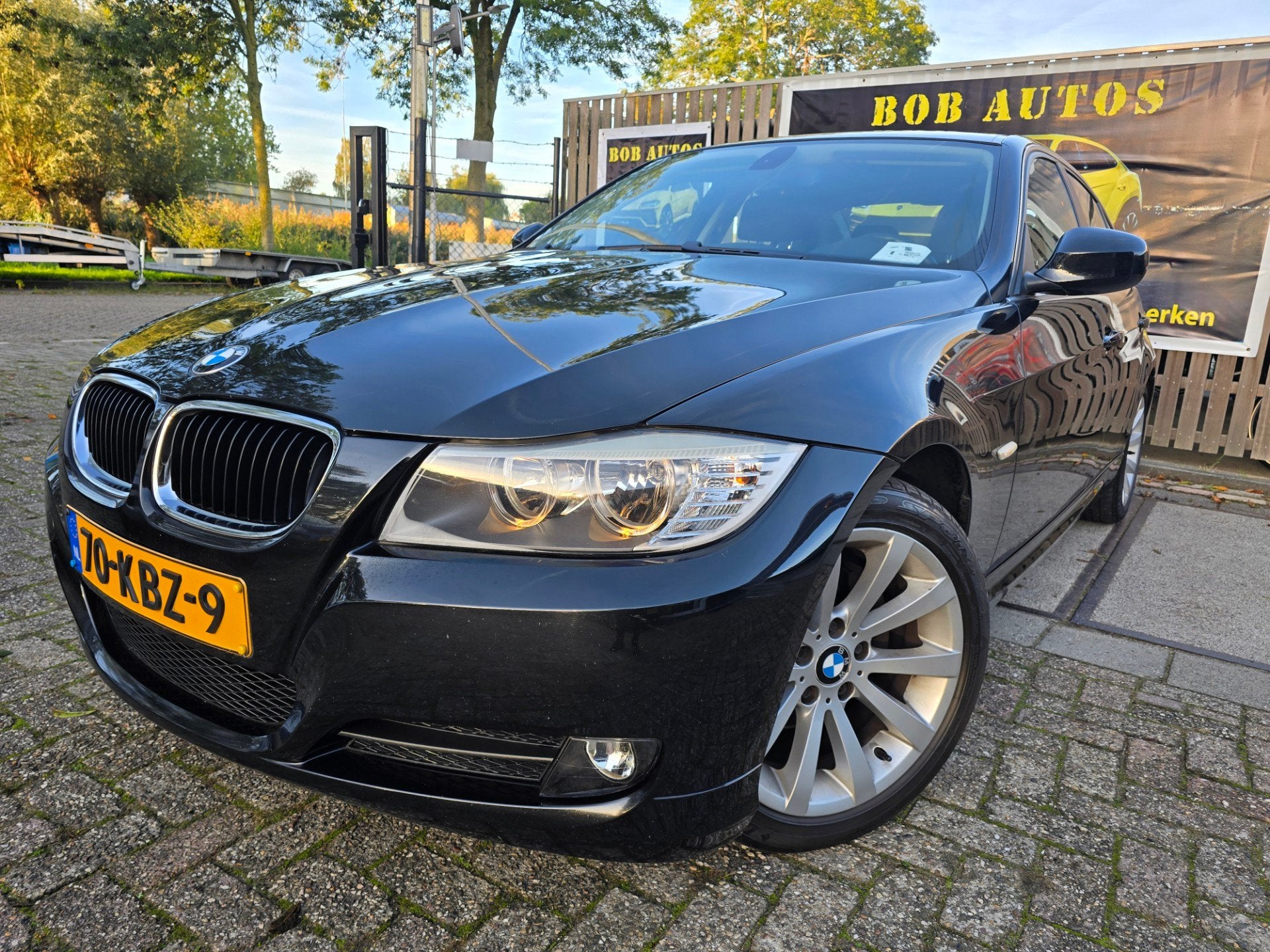 BMW 3-serie 318i Business Line/1e eigenaar/apk 18-10-2027nap, Achterwielaandrijving, Zwart, Origineel Nederlands, Bedrijf
