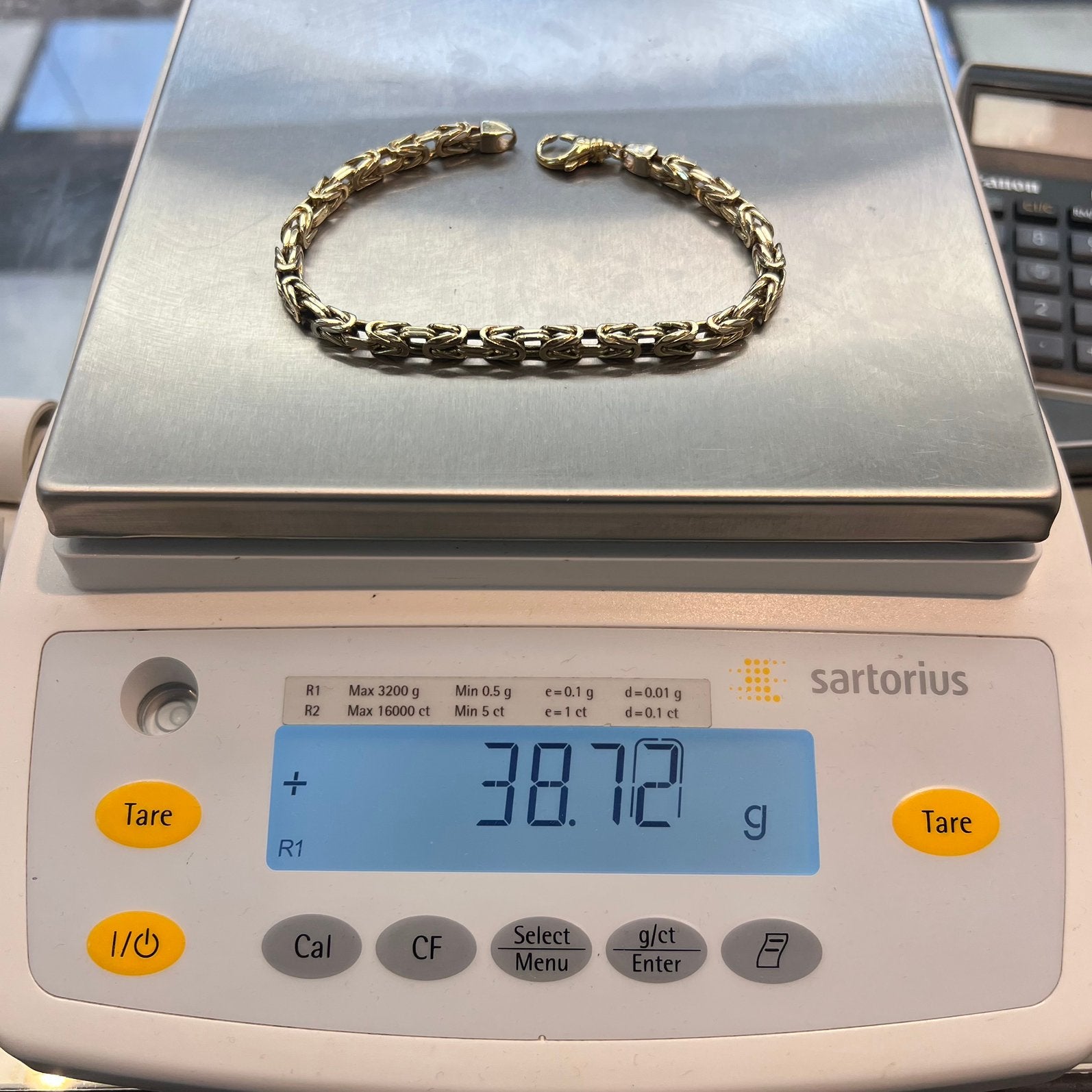 14 karaat gouden armband koningsschakel massief, Sieraden, Tassen en Uiterlijk, Armbanden, Ophalen of Verzenden, Zo goed als nieuw