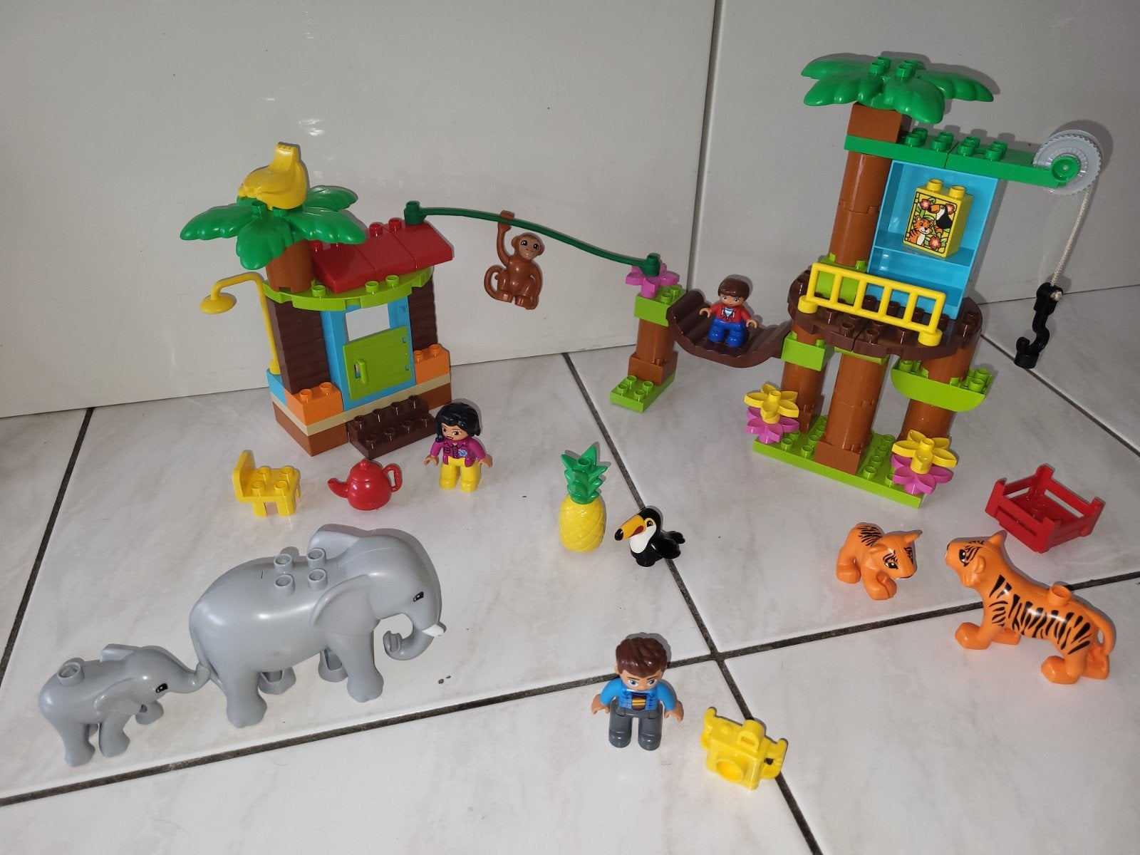 Duplo tropisch eiland / jungle, Gebruikt, Ophalen of Verzenden, Duplo, Duplo