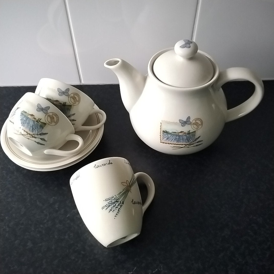 Clayre en Eef van Cleef  lavendel, Ophalen of Verzenden, Overige stijlen, Kop(pen) en/of Schotel(s)