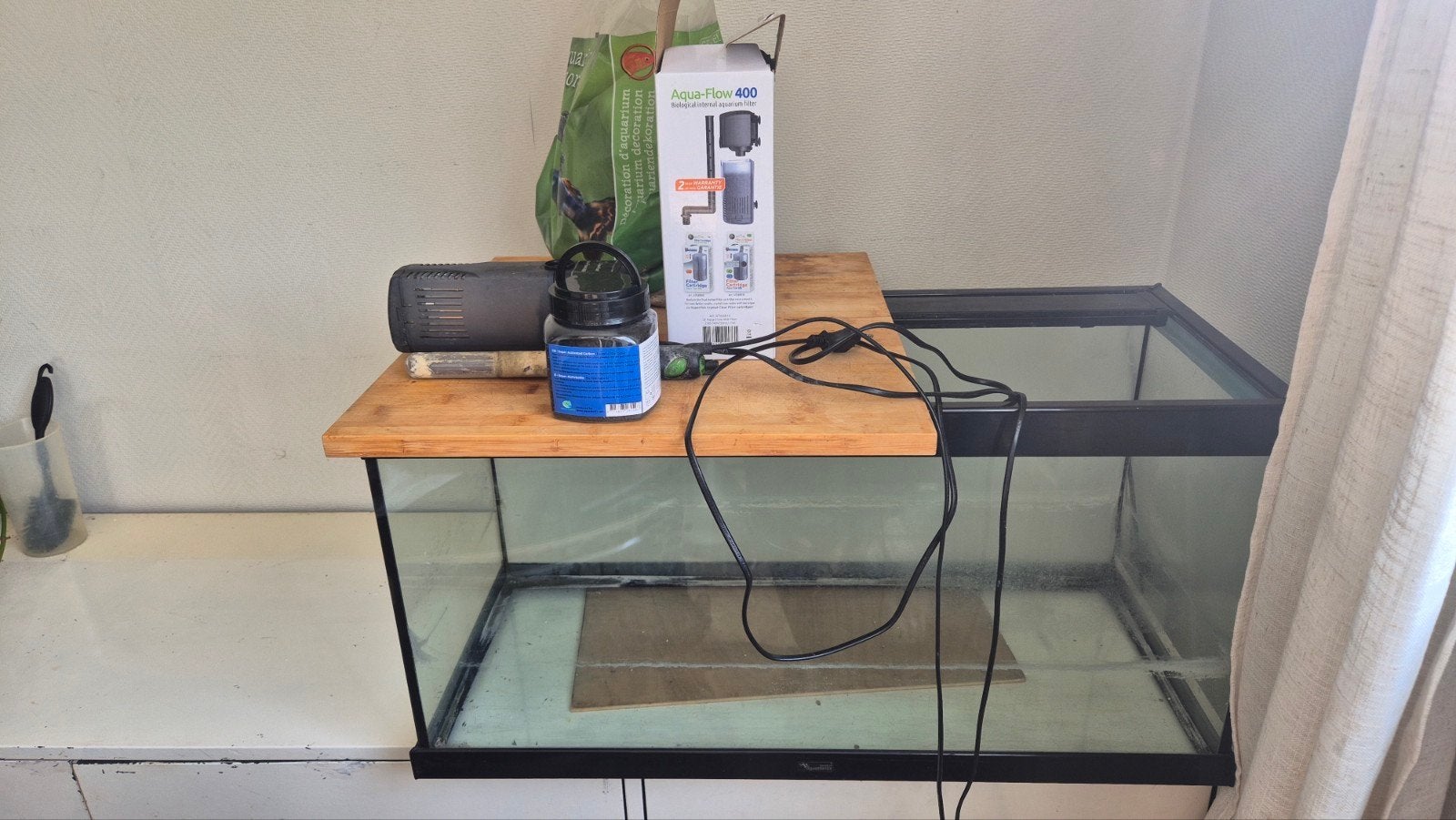 Aquarium / schildpaddenbak met toebehoren, Ophalen, Gebruikt, Terrarium of Paludarium