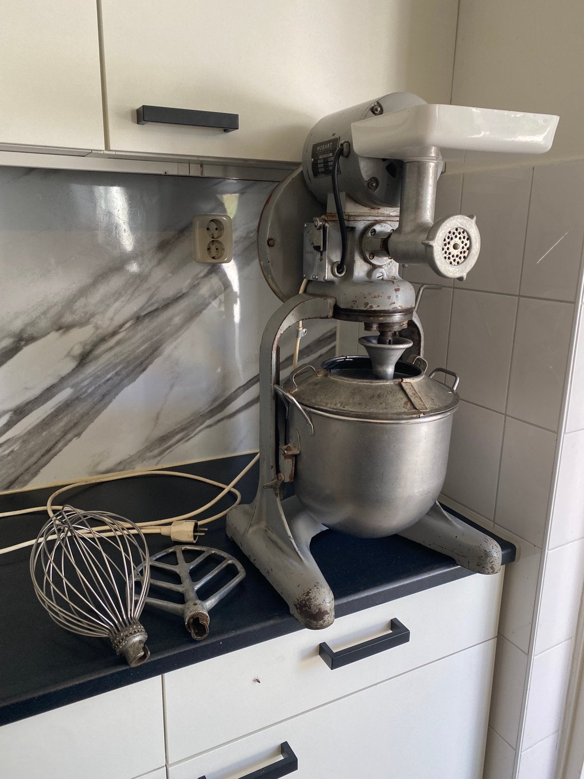 Hobart mixer CE100 planeetmenger deegmachine incl vleesmolen, Ophalen of Verzenden