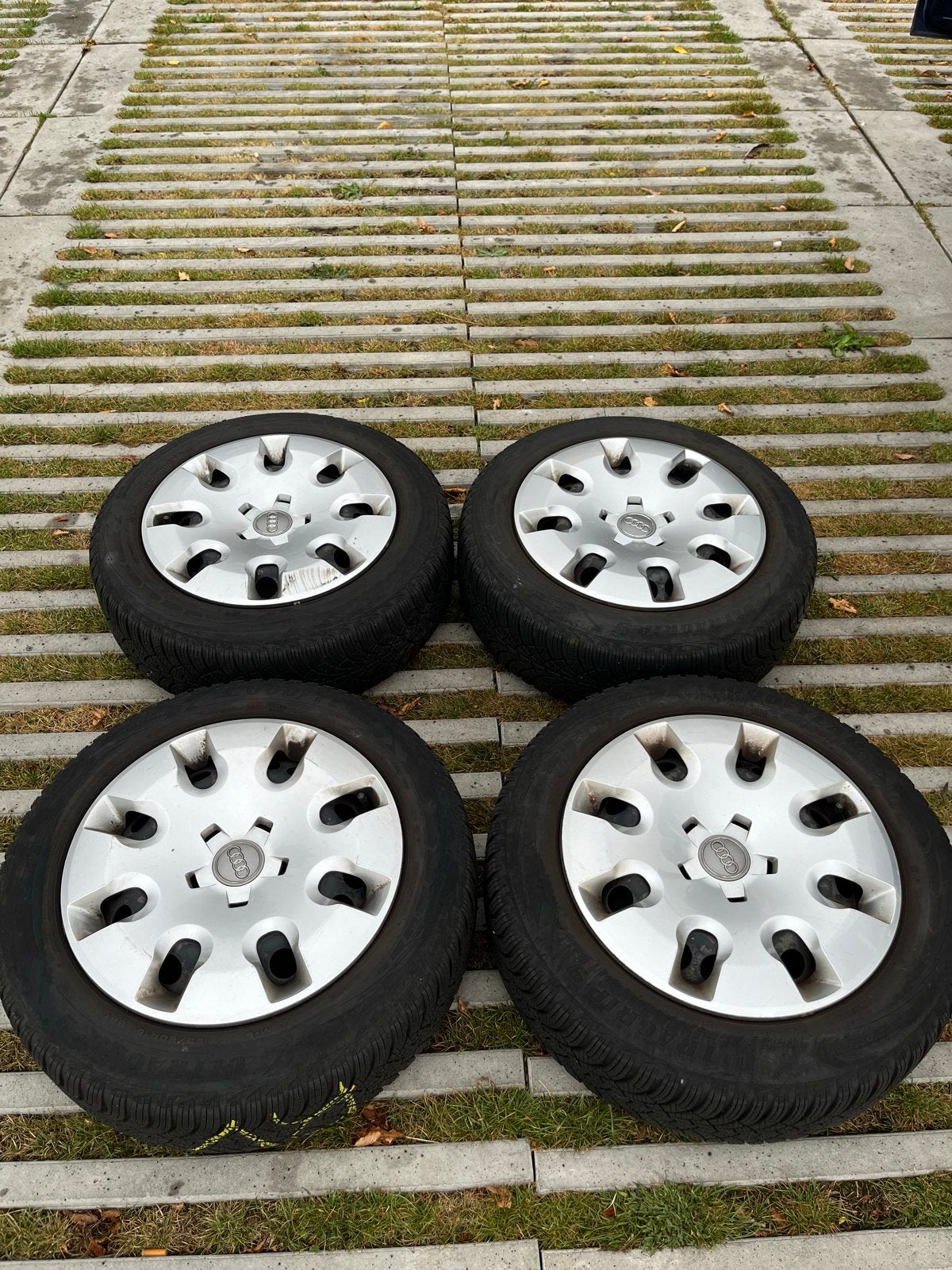 Goodyear Ultragrip9 Audi a1 Winterbanden 5mm, Ophalen of Verzenden, Gebruikt