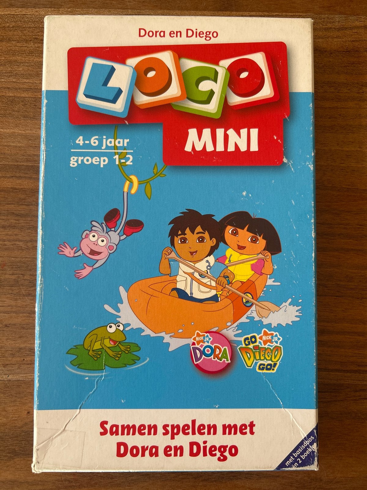Loco Mini Dora en Diego + extra boekje van de Gorgels, Een of twee spelers, Ophalen of Verzenden, Gebruikt