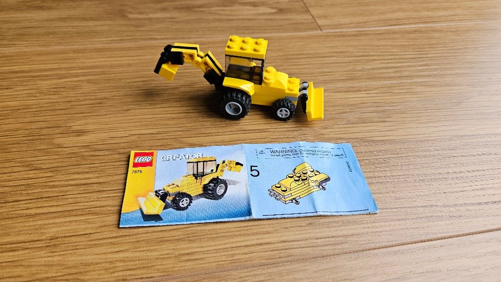 lego 7875 Creator Shovel, Lego, Ophalen of Verzenden, Zo goed als nieuw, Compleet