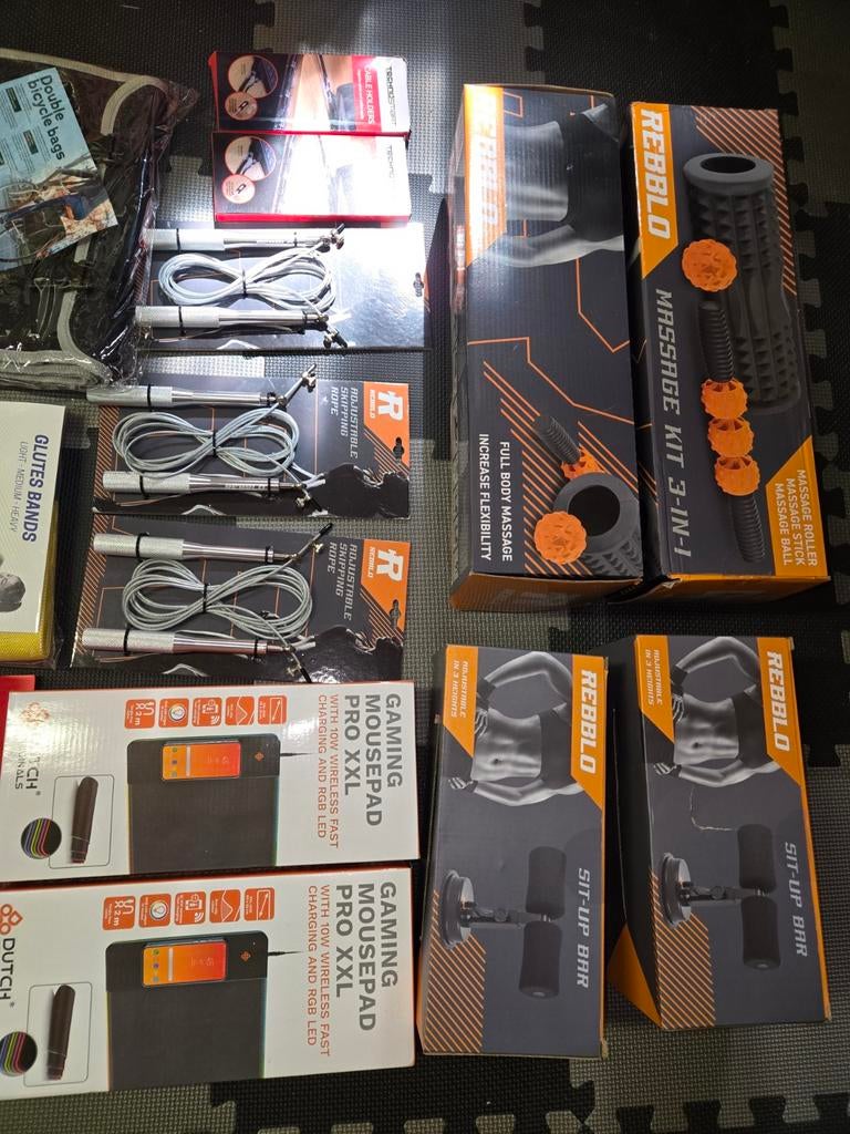 Diverse fitnessartikelen en gadgets, nieuw in doos, Sport en Fitness, Fitnessmaterialen, Nieuw, Battle rope, Ophalen