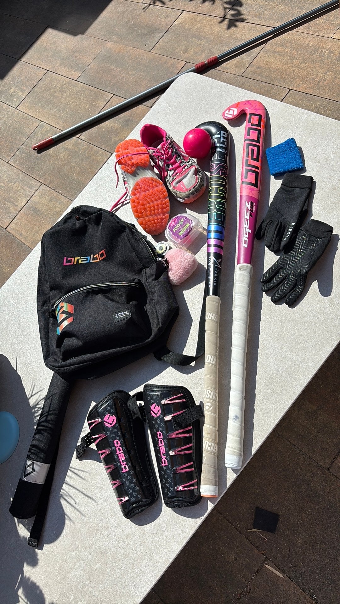 Hocky stick binnen en buiten schoenen tas, Sport en Fitness, Hockey, Ophalen of Verzenden, Zo goed als nieuw, Schoenen
