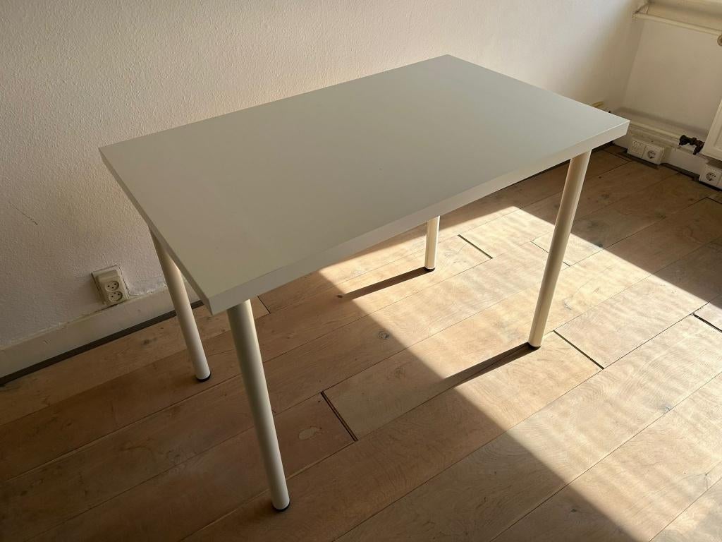Tafel - IKEA Linnmon, Huis en Inrichting, Bureaus, Gebruikt, Kinderbureau, IKEA, Scandinavisch, Wit, Ophalen