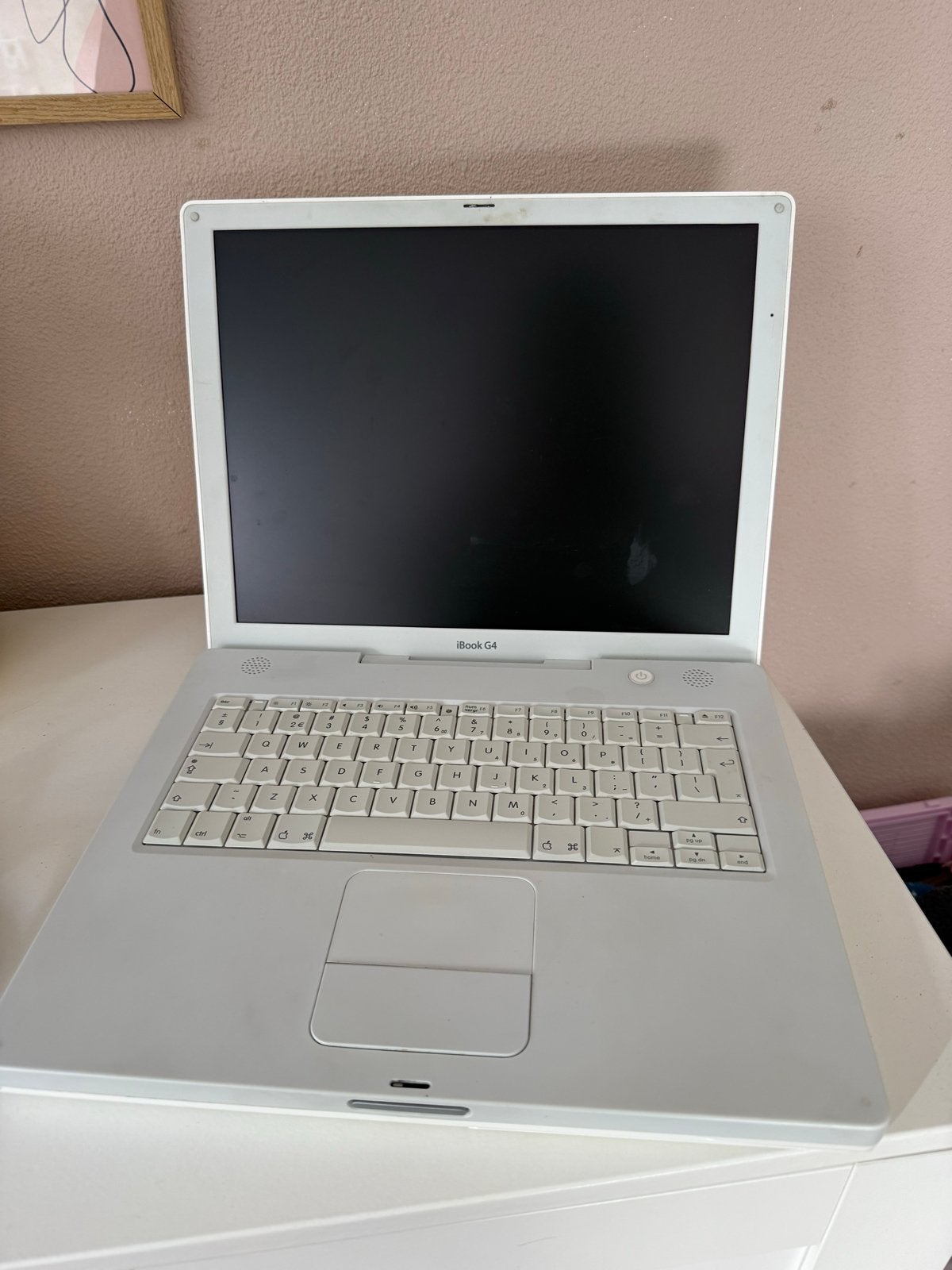 Apple iBook G4 met hardeschijfprobleem (inclusief oplader), Computers en Software, Overige modellen, Minder dan 4 GB, Qwerty, Overige groottes