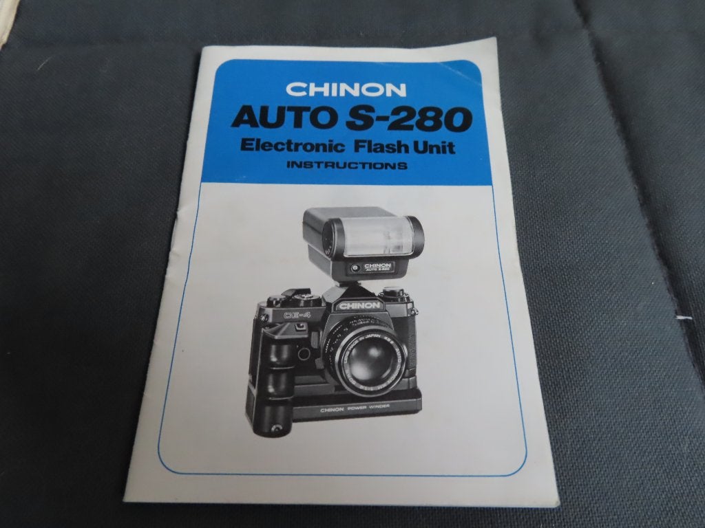 Chinon flitser beschrijving, Ophalen of Verzenden, Gebruikt, Overige merken