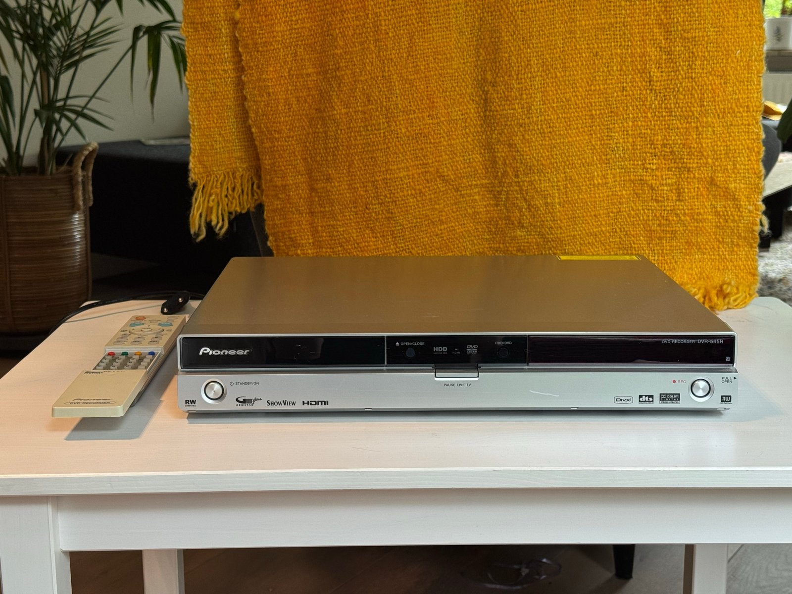 Pioneer DVR-545H-S DVD/HDD Recorder (160GB, HDMI), Ophalen, Gebruikt, Harddiskrecorder, Met dvd-recorder