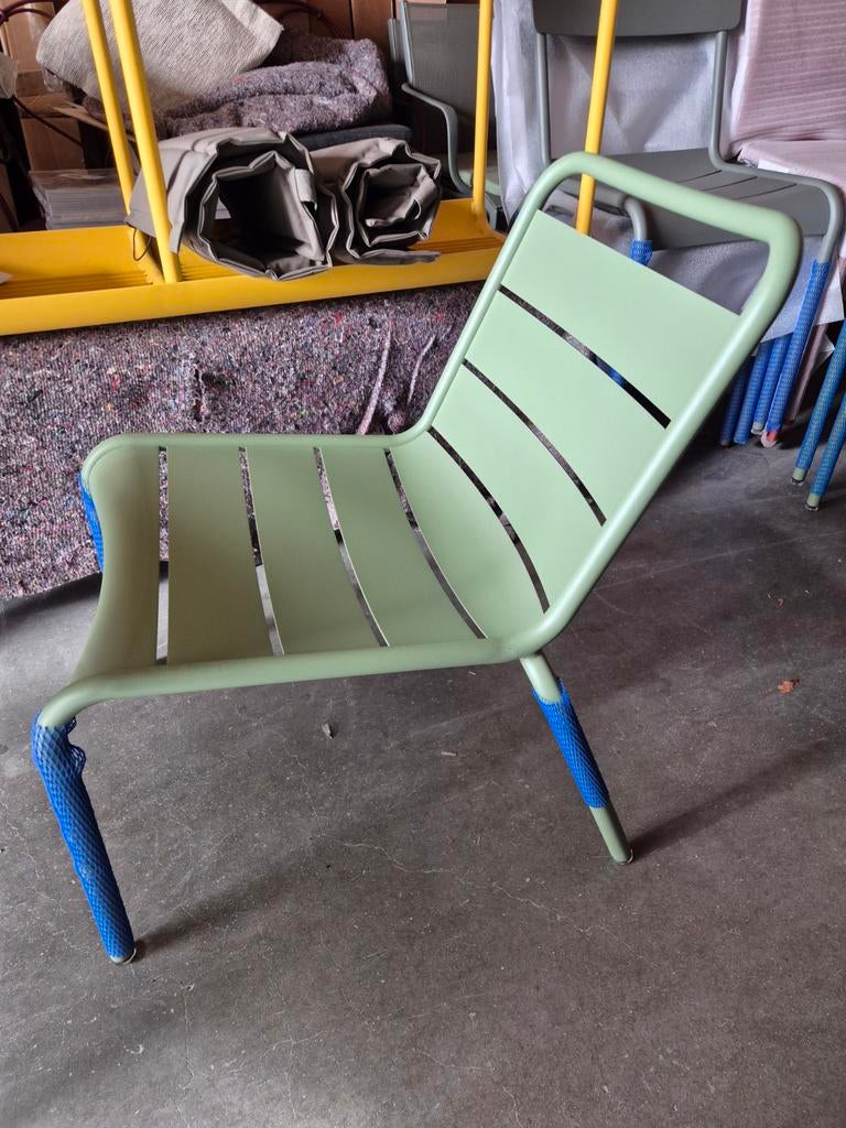 2x Fermob Luxembourg lounge zonder armleuning cactus nieuw, Ophalen, Nieuw, Aluminium