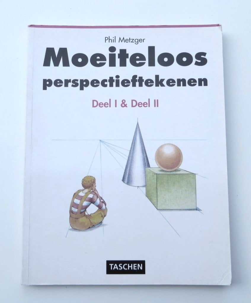 Tekenboek M4423: Moeiteloos perspectieftekenen Deel 1 en 2, Phil Metzger, Ophalen of Verzenden, Zo goed als nieuw, Tekenen en Schilderen