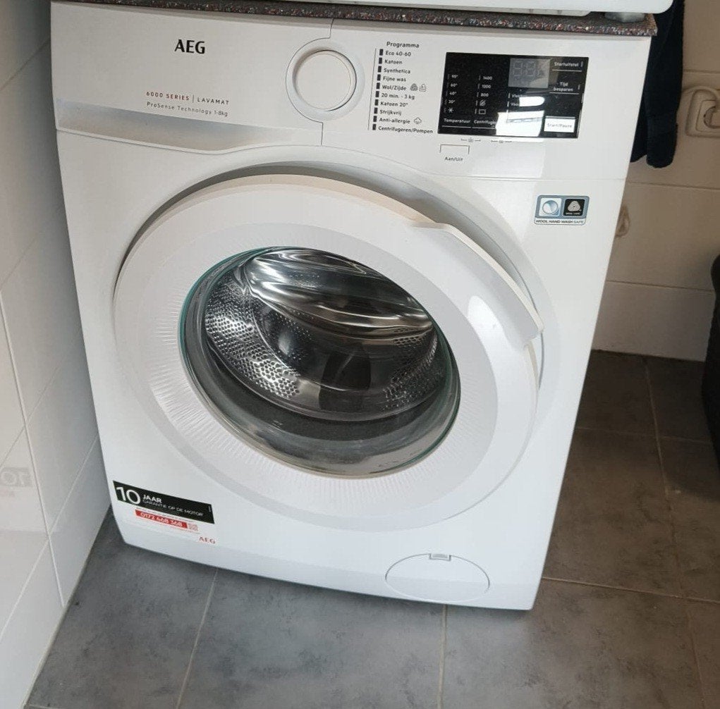 AEG LF6284M ProSense Wasmachine Voorlader - ZGAN, Witgoed en Apparatuur, Wasmachines, Ophalen, 1200 tot 1600 toeren, 8 tot 10 kg