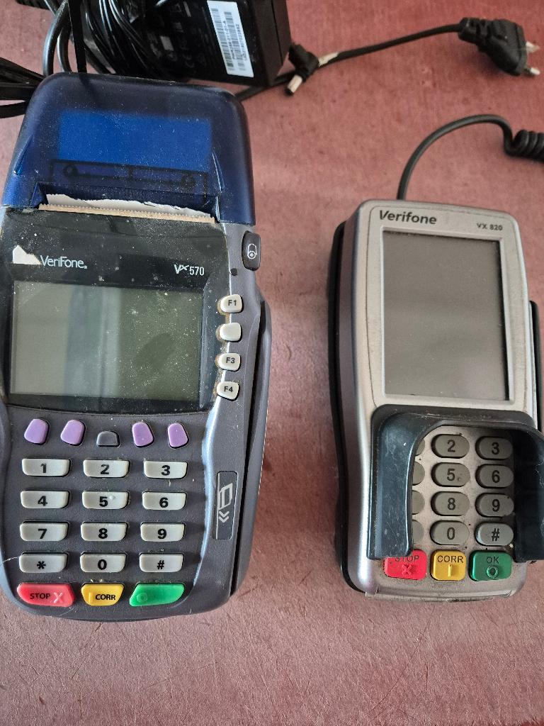 Pinapparaat CCV Verifone VX570 en VX820, Ophalen