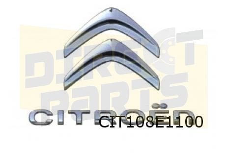 Citroën C1 embleem tekst + logo ''Citroën'' achterruit Origi, -, Nieuw, Ophalen of Verzenden, -
