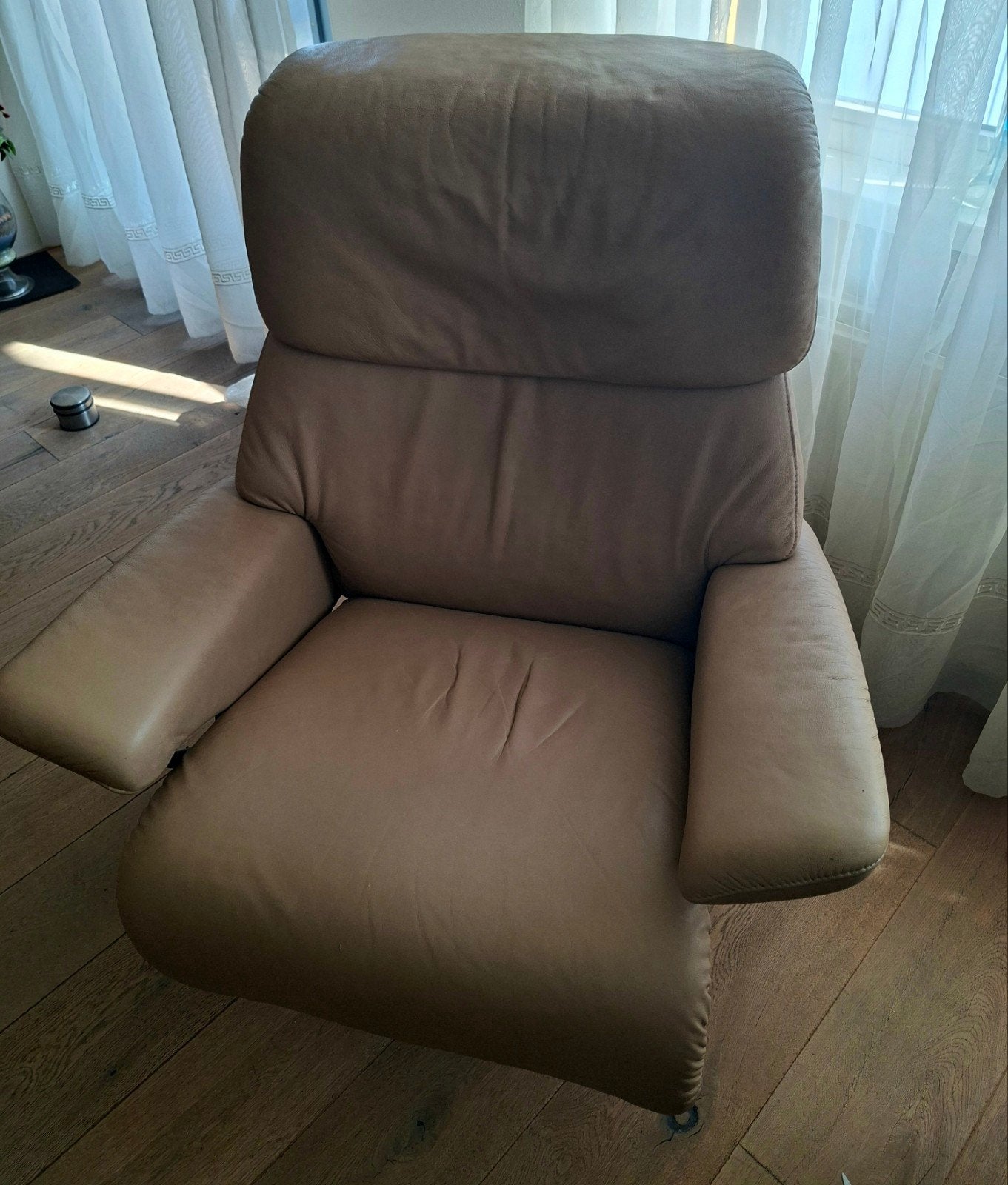 Relax fauteuil, Ophalen, Gebruikt, 50 tot 75 cm, Leer