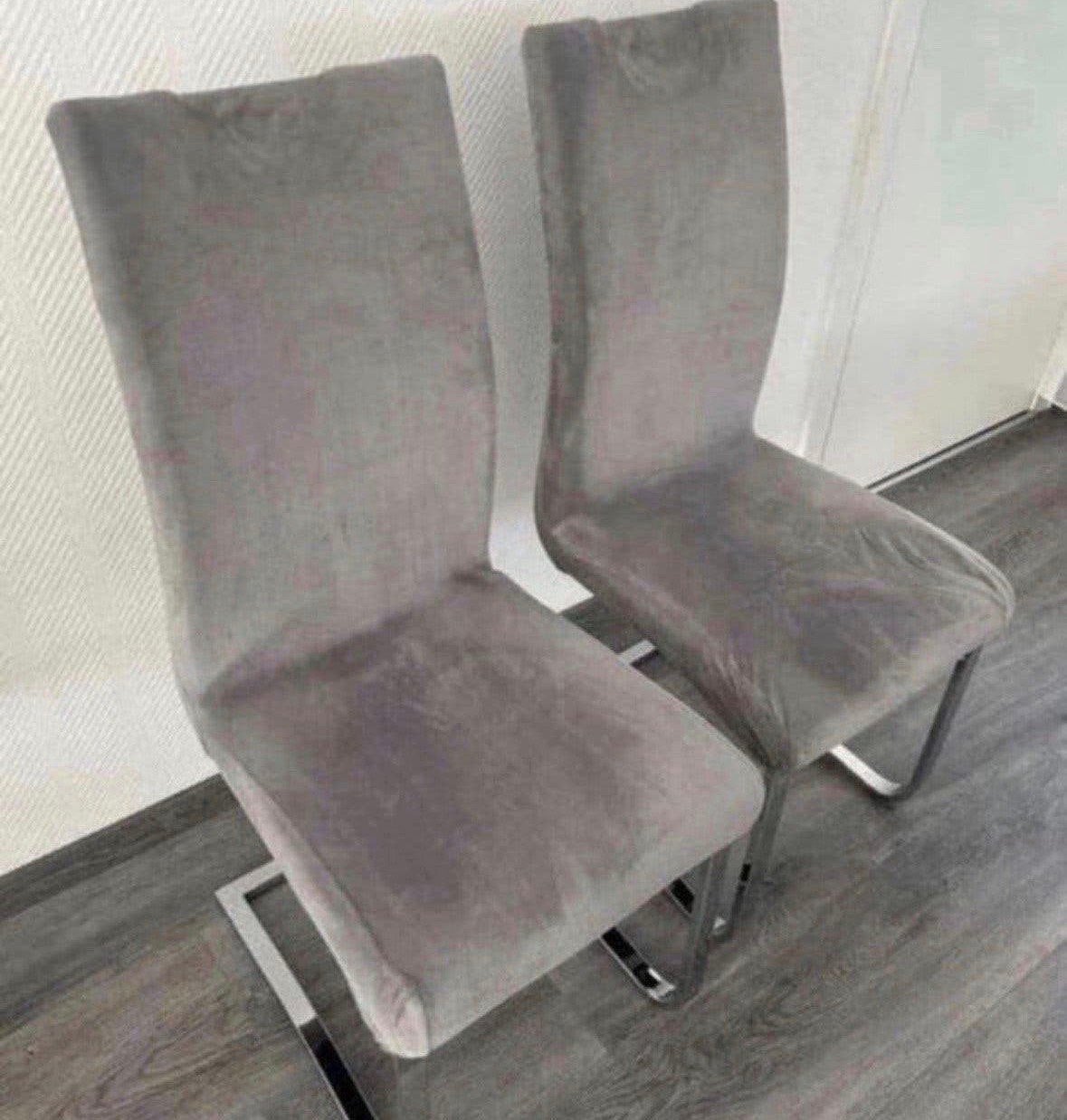 6 stoelen met hoezen (GRATIS) ophalen in Venlo, Huis en Inrichting, Ophalen, Zo goed als nieuw, Stof