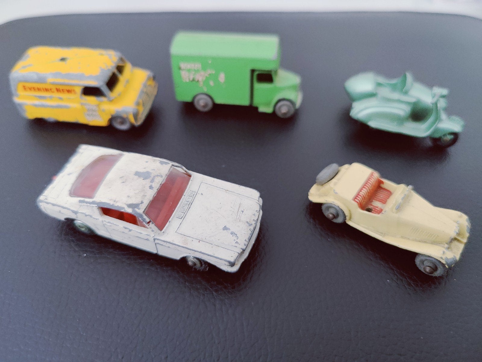 Lesney matchbox 6 hele oude modellen., Hobby en Vrije tijd, Ophalen of Verzenden, Gebruikt, Auto
