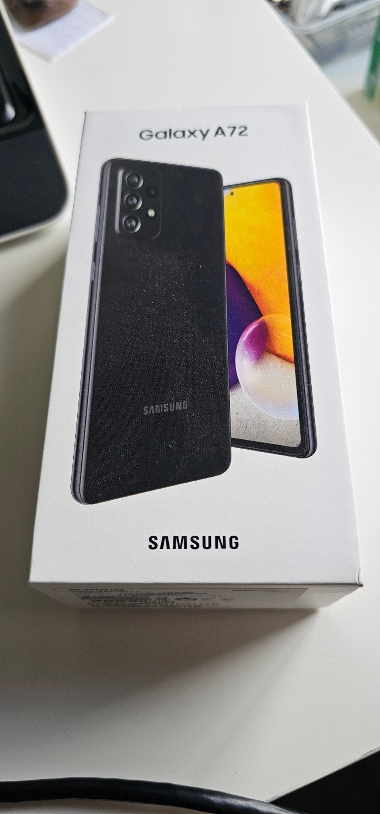 Samsung Galaxy A72 128GB Awesome Black - Zonder oplader, Telecommunicatie, Zwart, Touchscreen, Ophalen of Verzenden, Zo goed als nieuw