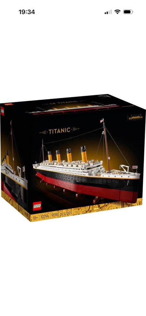 Lego 10294 titanic, Ophalen, Zo goed als nieuw