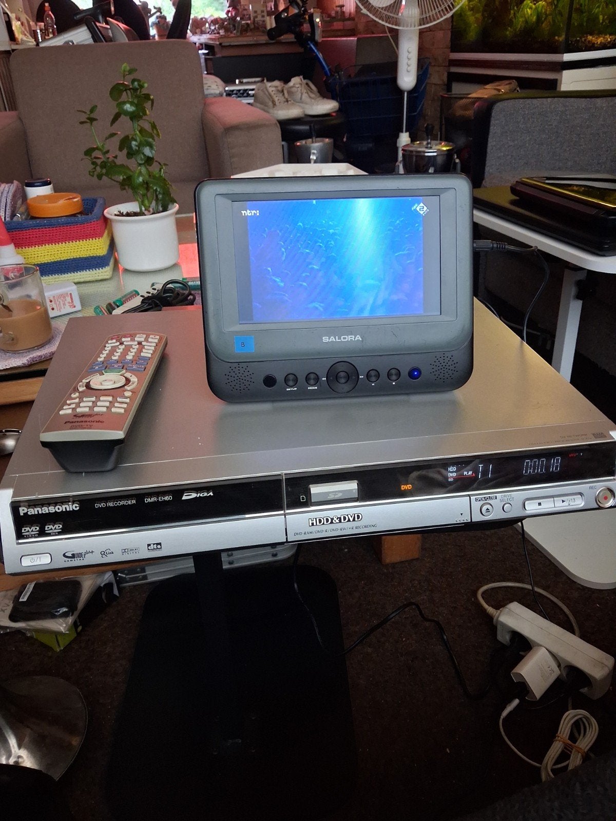 dvd rec panasonic dmr- eh60. zie omschrijving, Ophalen of Verzenden