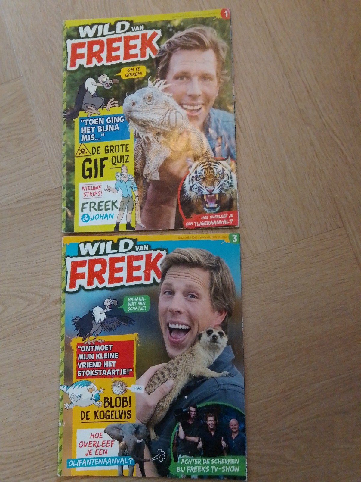 2 wild van Freek tijdschriften 2016 waaronder eerste nummer., Boeken, Ophalen of Verzenden, Gelezen, Wetenschap en Natuur