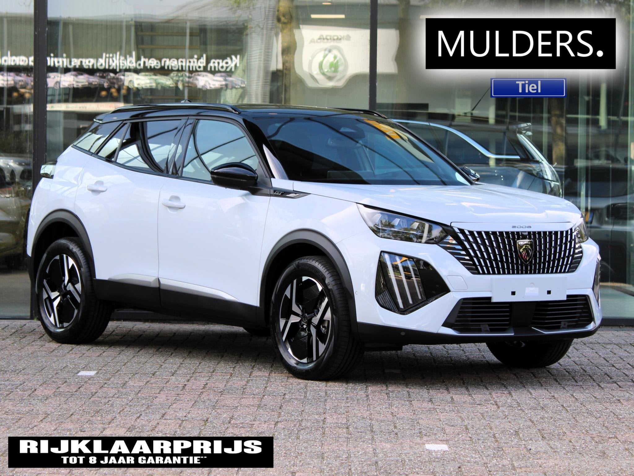 Peugeot 2008 1.2 Hybrid 145 GT VOORRAAD KORTING, Euro 6, 1199 cc, Wit, Nieuw
