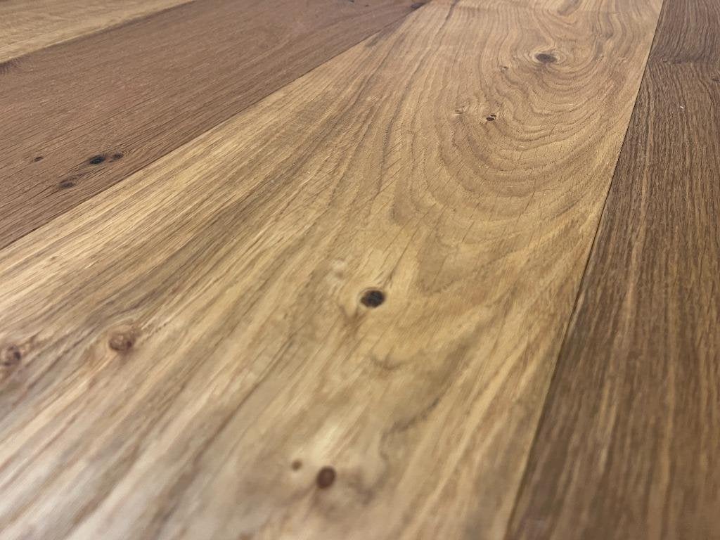 Eiken lamelparket gerookt & naturel geolied 14x190mm, Ophalen of Verzenden, Nieuw, Tweepersoons