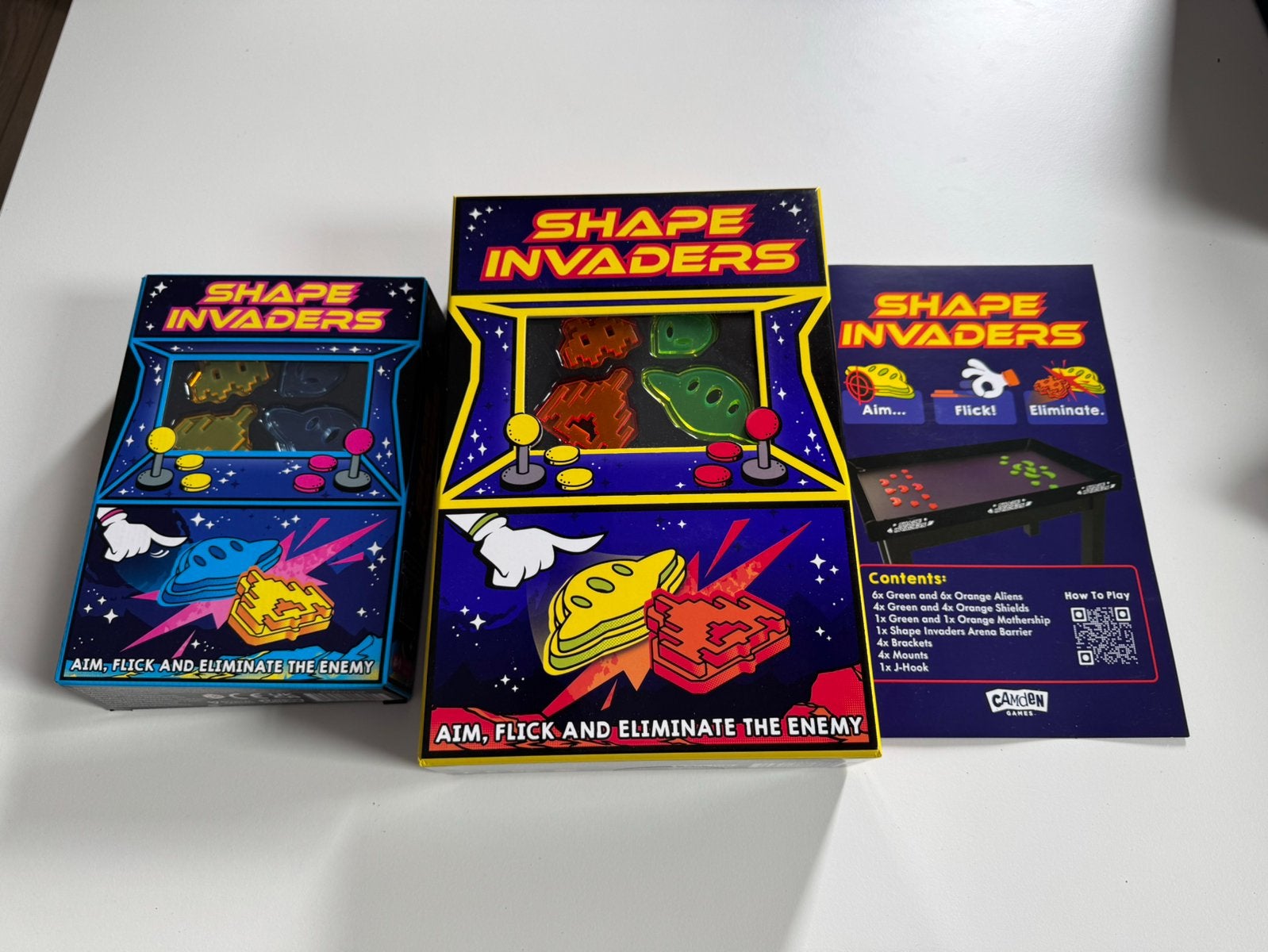 Shape Invaders - 6 player Arena Edition with UV lights, Ophalen of Verzenden, Nieuw