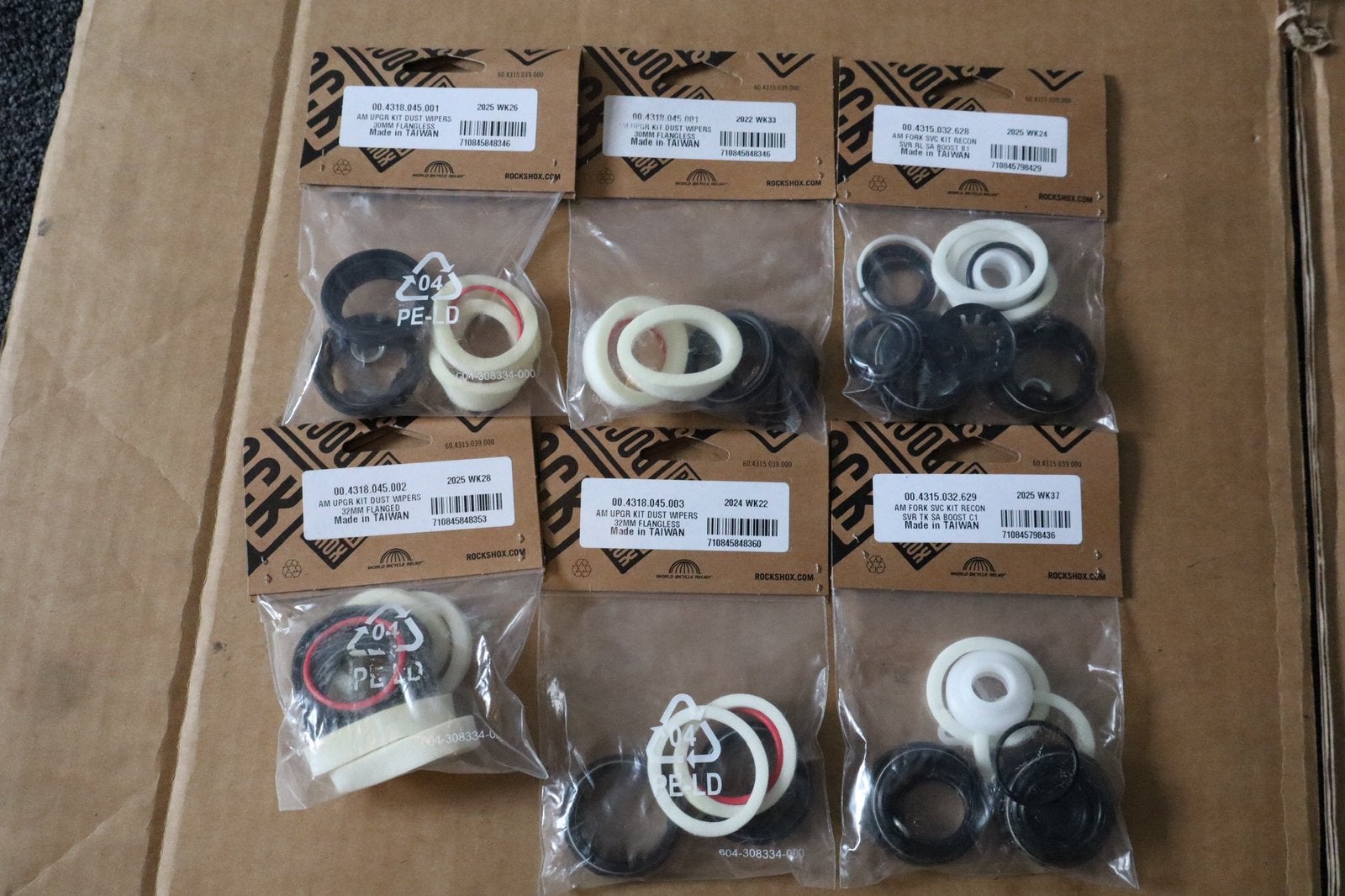 Rockshox 30 en 32 mm servicekits nieuw, Ophalen, Nieuw, Mountainbike, Voorvork