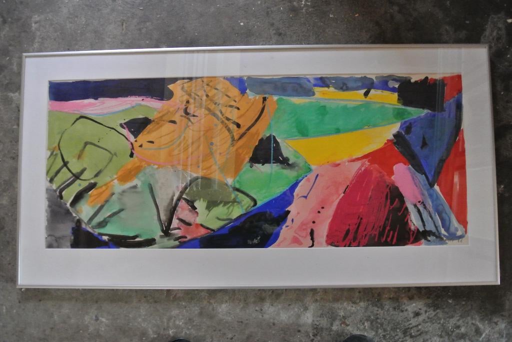 jurjen de haan gouache, Ophalen of Verzenden