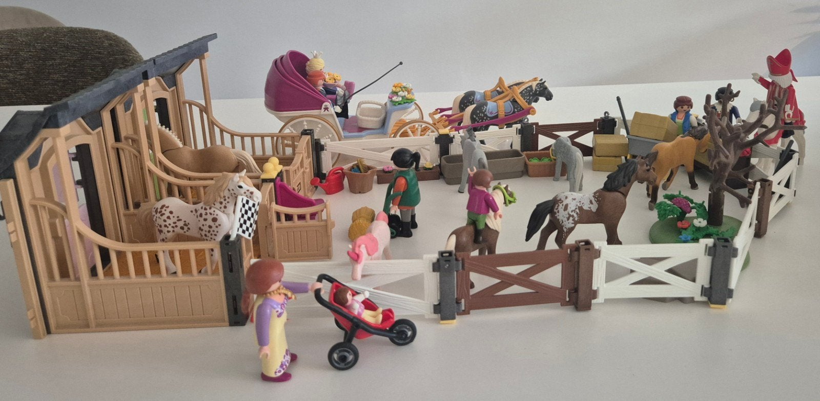 Playmobil paarden set, Ophalen of Verzenden, Zo goed als nieuw