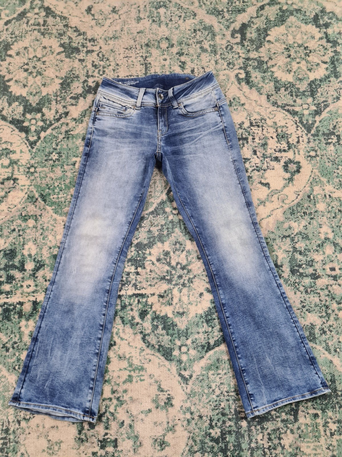 G-star midge saddle mid skinny bootcut W30 L30 Tulsi3030, Ophalen of Verzenden, Zo goed als nieuw, Blauw, W30 - W32 (confectie 38/40)