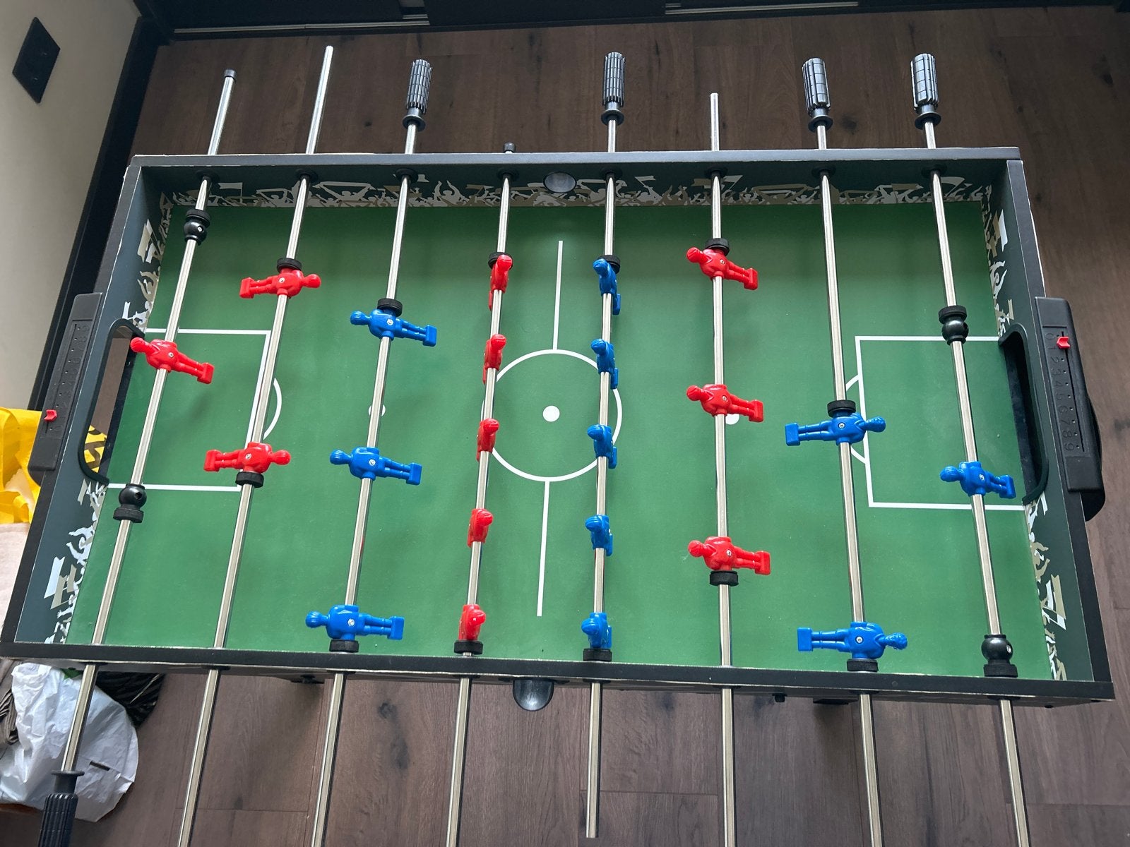 Tafelvoetbaltafel en Pooltafel 2-in-1, Ophalen, Gebruikt