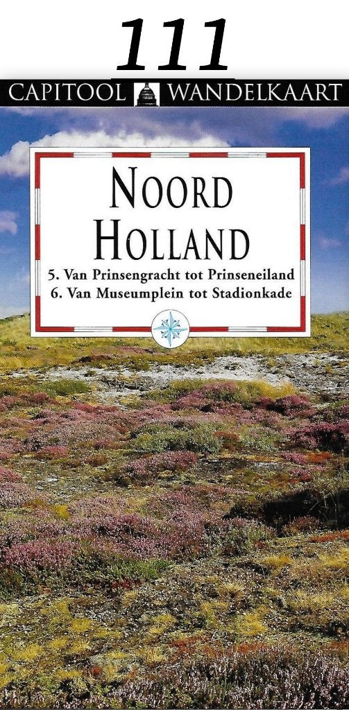 Pl111 capitool wandelkaart noord holland prinsengracht, Boeken, 2000 tot heden, Ophalen of Verzenden, Nederland, Landkaart