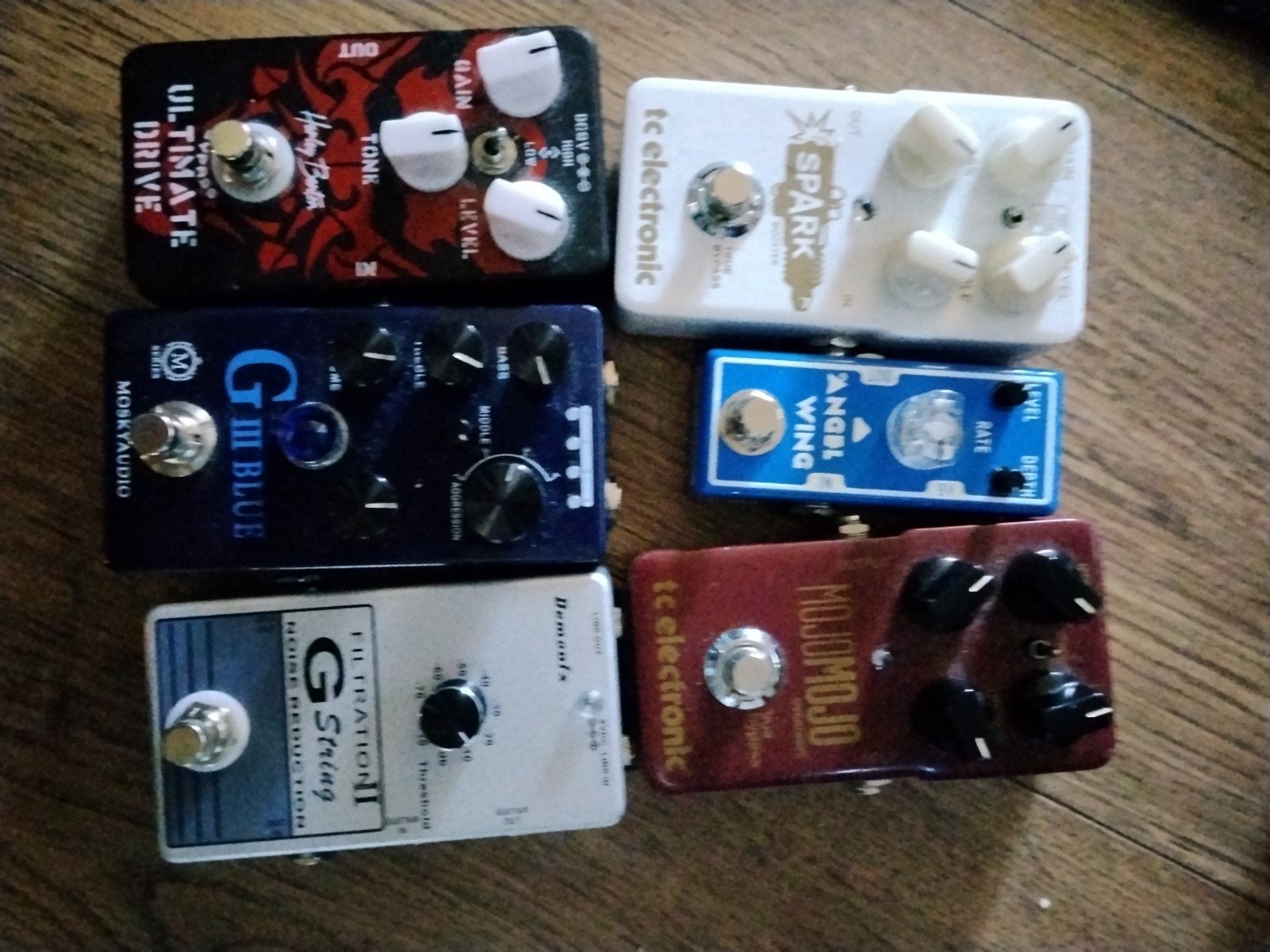 TC Spark MojoMojo Mosky GIII DemonFXAngel WingUltimate Drive, Muziek en Instrumenten, Ophalen of Verzenden, Gebruikt, Volume