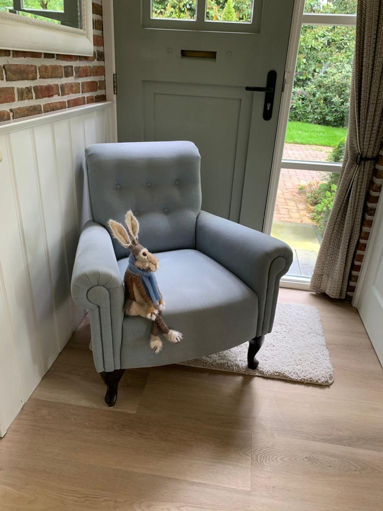 Als nieuw 2 passe partout fauteuils, Ophalen, 75 tot 100 cm, Zo goed als nieuw, Stof