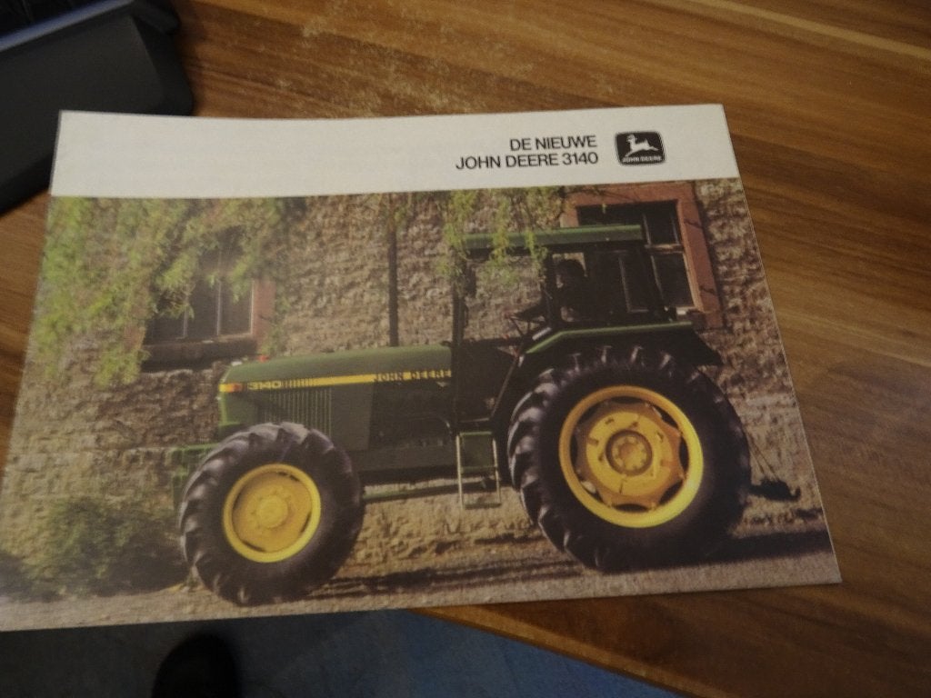De Nieuwe john deere 3140 trekker folder, Ophalen of Verzenden, Zo goed als nieuw, Folder