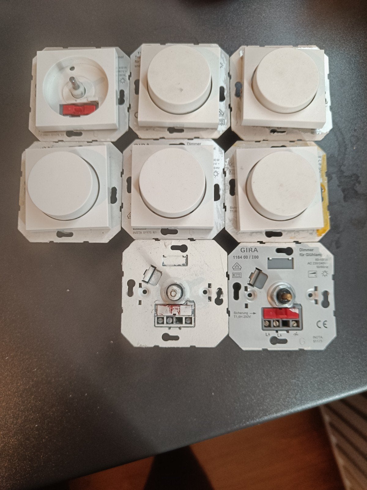Gira dimmers 118400, 118200 en 030700, Ophalen of Verzenden