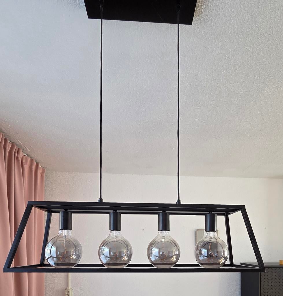 Eettafel lamp als nieuw, Huis en Inrichting, Lampen | Hanglampen, Ophalen, Zo goed als nieuw, Minder dan 50 cm